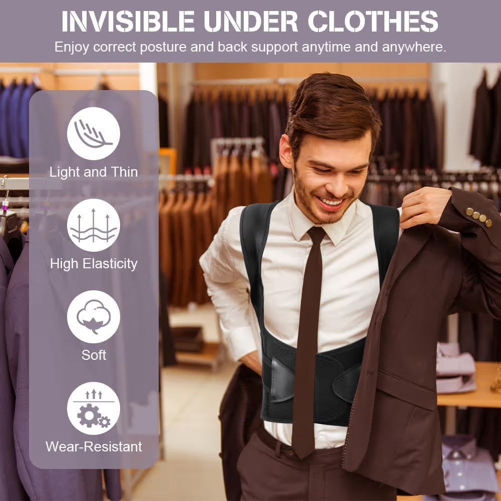 Posture Corrector for Men and Women Back Straightener Posture Adjustable Back Braces Back Brace Posture Corrector
