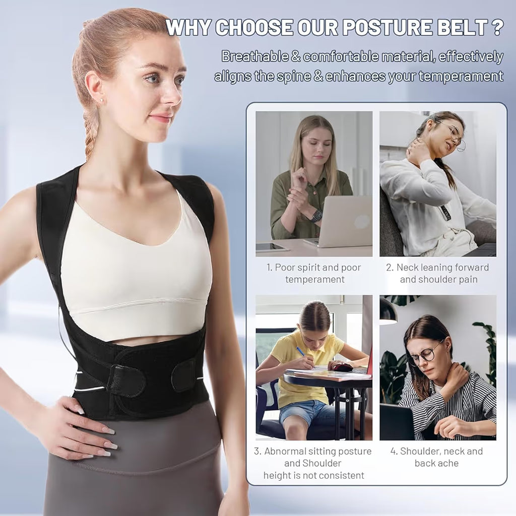 Posture Corrector for Men and Women Back Straightener Posture Adjustable Back Braces Back Brace Posture Corrector