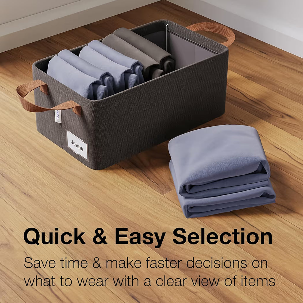 Wardrobe Storage Organizer Box. 2pcs (B1G1)