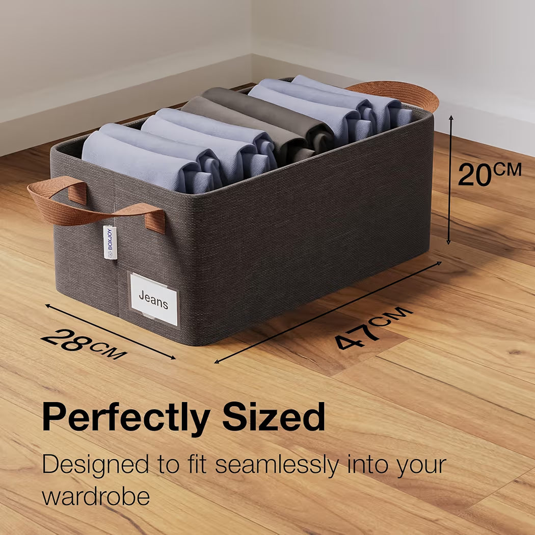 Wardrobe Storage Organizer Box. 2pcs (B1G1)