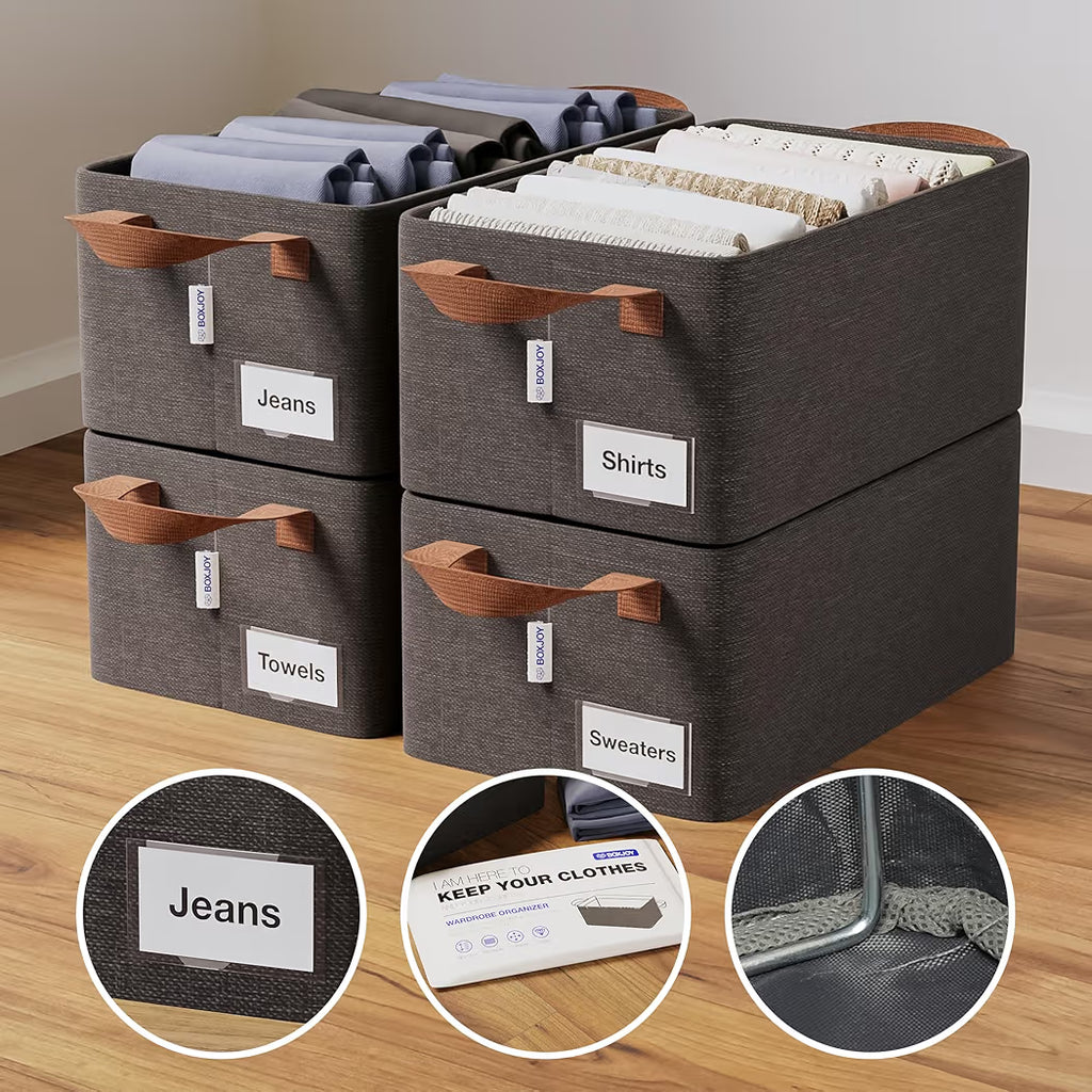 Wardrobe Storage Organizer Box. 2pcs (B1G1)