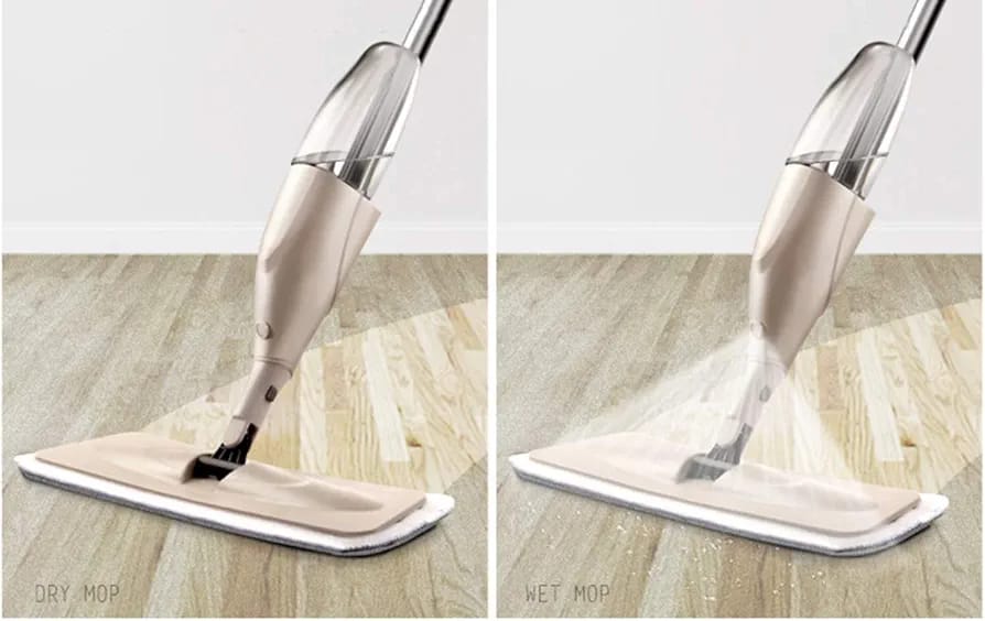 Integrated Water Spray Mechanism and Spray Mops for Floor Cleaning with Removable Washable Pad, mop for Cleaning Floor, Home Cleaning mops