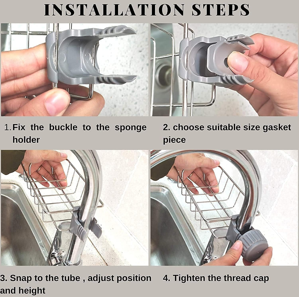 Kitchen Sink Faucet Storage Rack