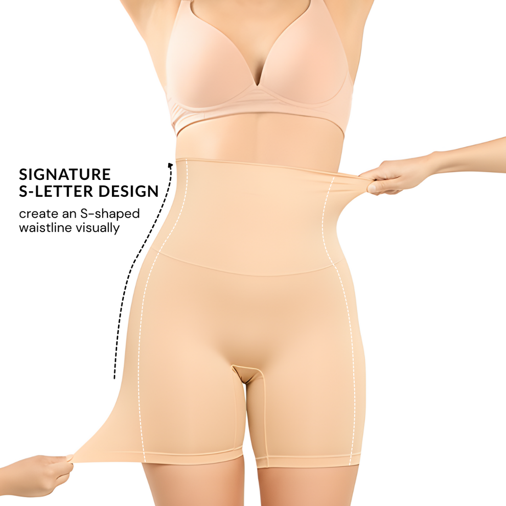 HIGH WAIST TUMMY SHAPER SHORTS PACK OF 2