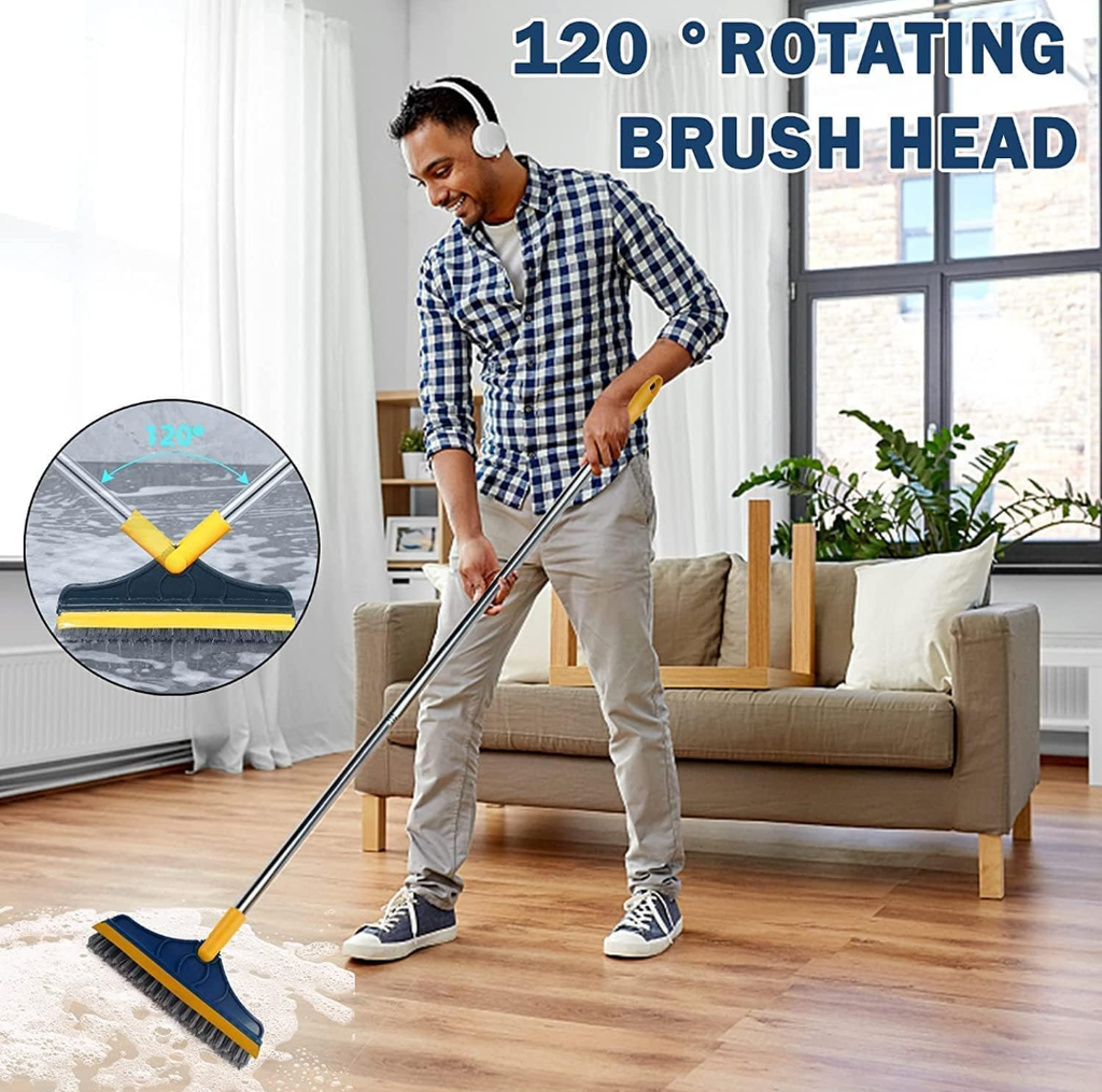 360° Multi-Surface Floor & Tile Cleaning Squeegee Brush